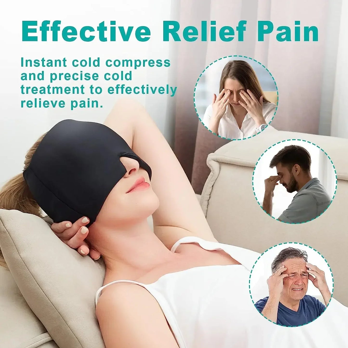 Headache Or Migraine Relief Cold Or Heat Cap