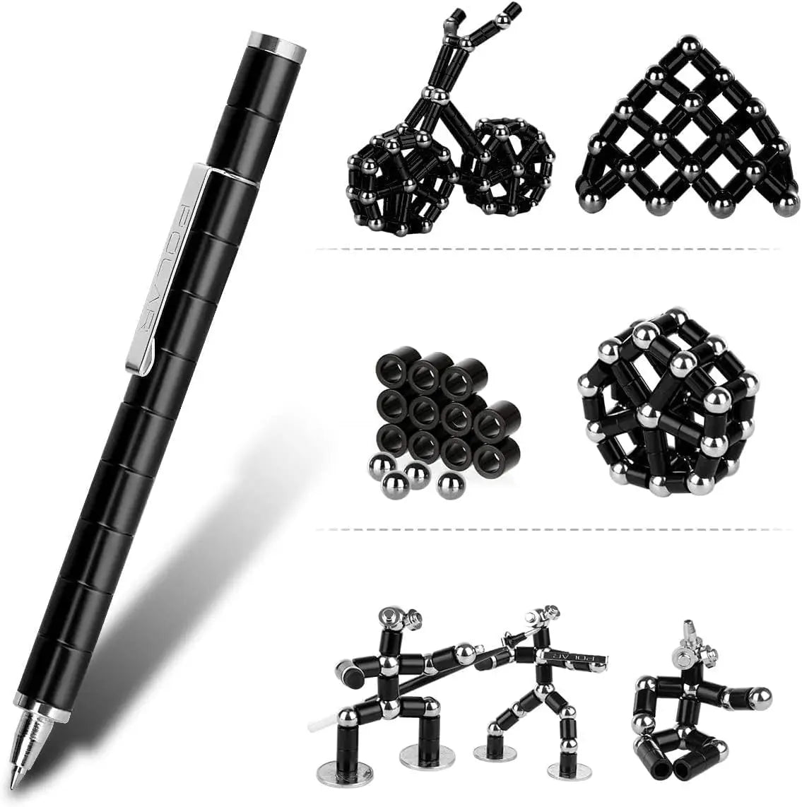 Fidget Pen With Magnetic Stylus Pen