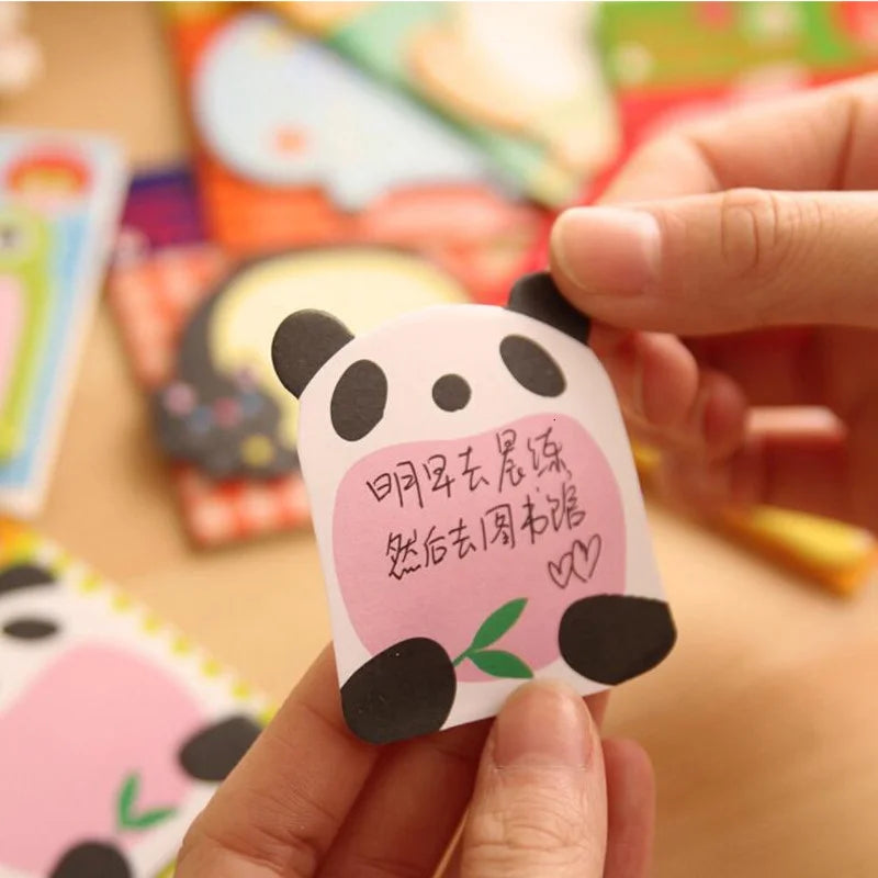 8 Piece Sticker Cute Animal Sticky Notes